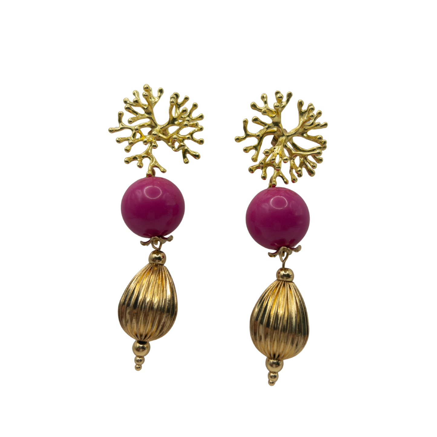 Pendientes flamenca arrecife