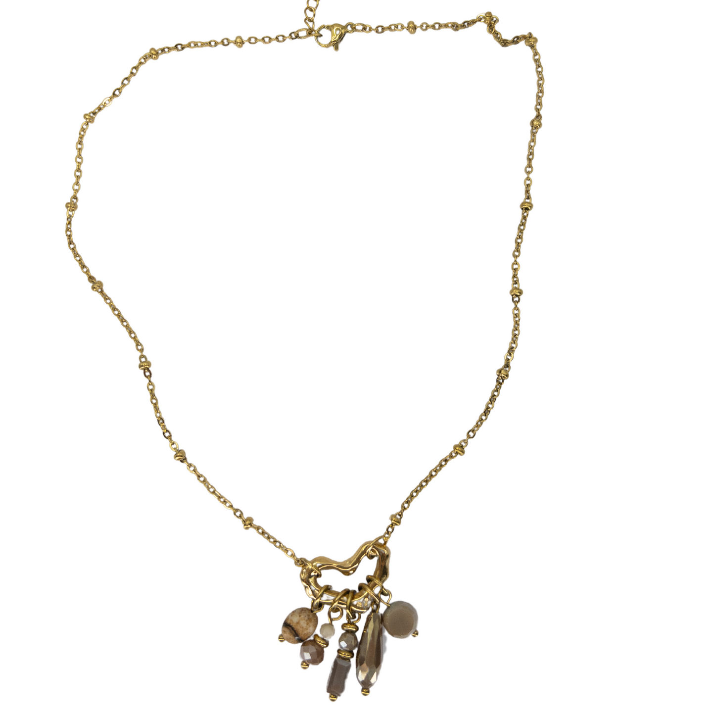Collar Crystal Heart Drop