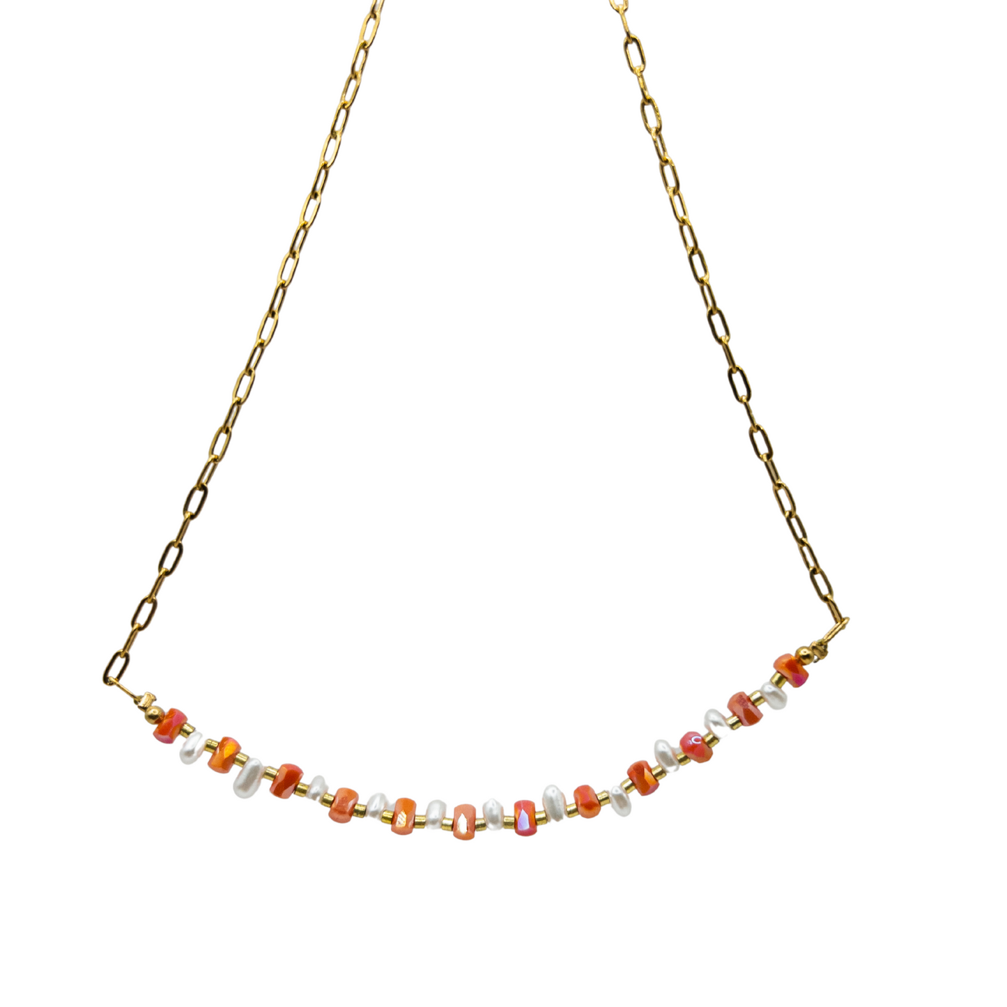 Collar Coral de mar