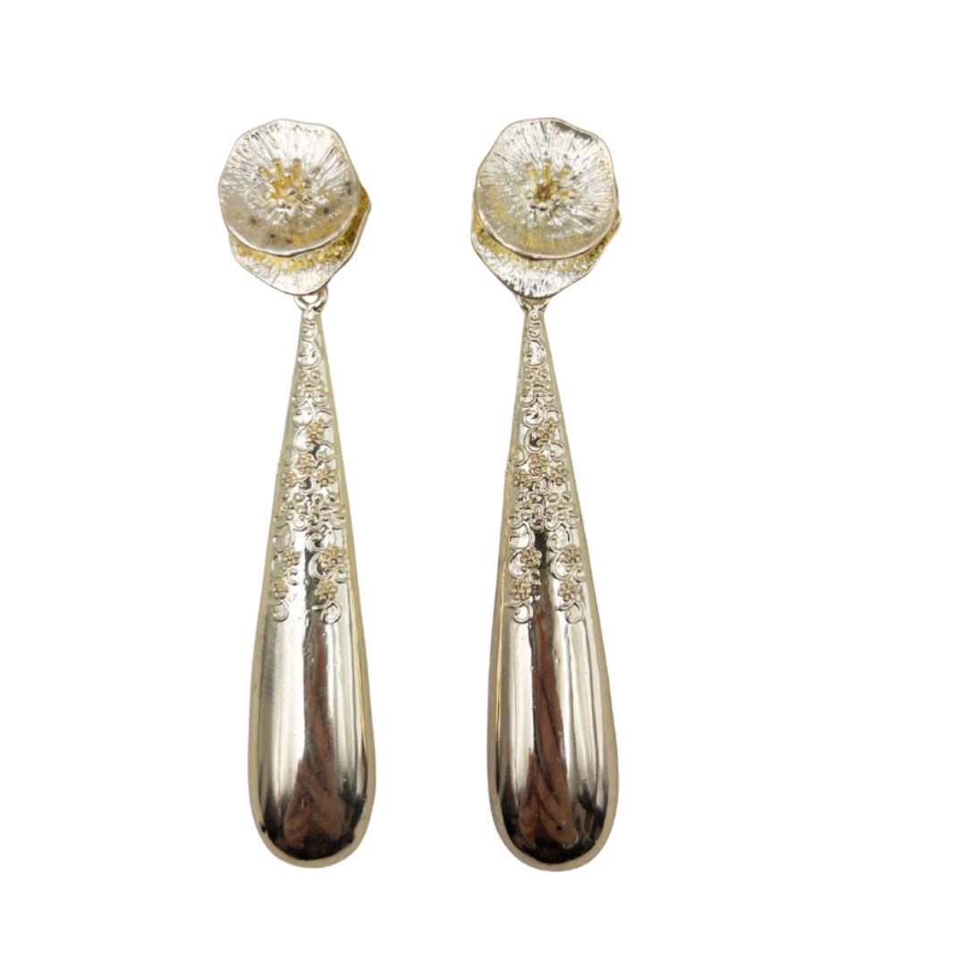Pendientes Lagrimada Dorados - Image 8655