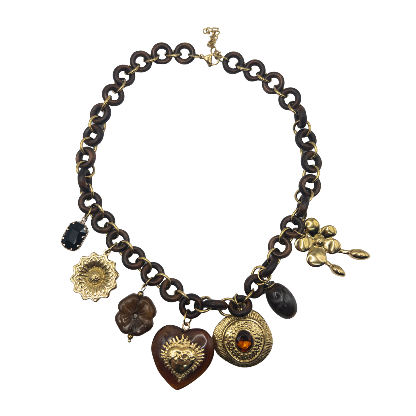 Collar charms marrón - Image 7903