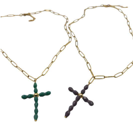 Collar Cruz Strass