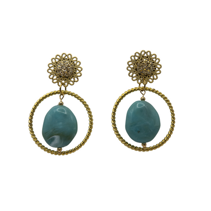 Pendientes flamenca aros