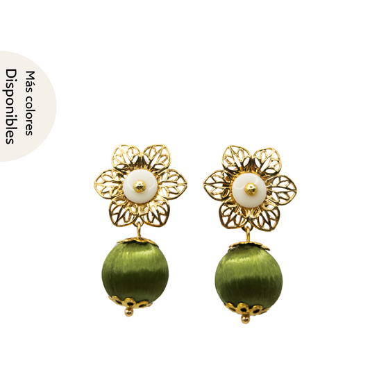 Pendientes niña Flor