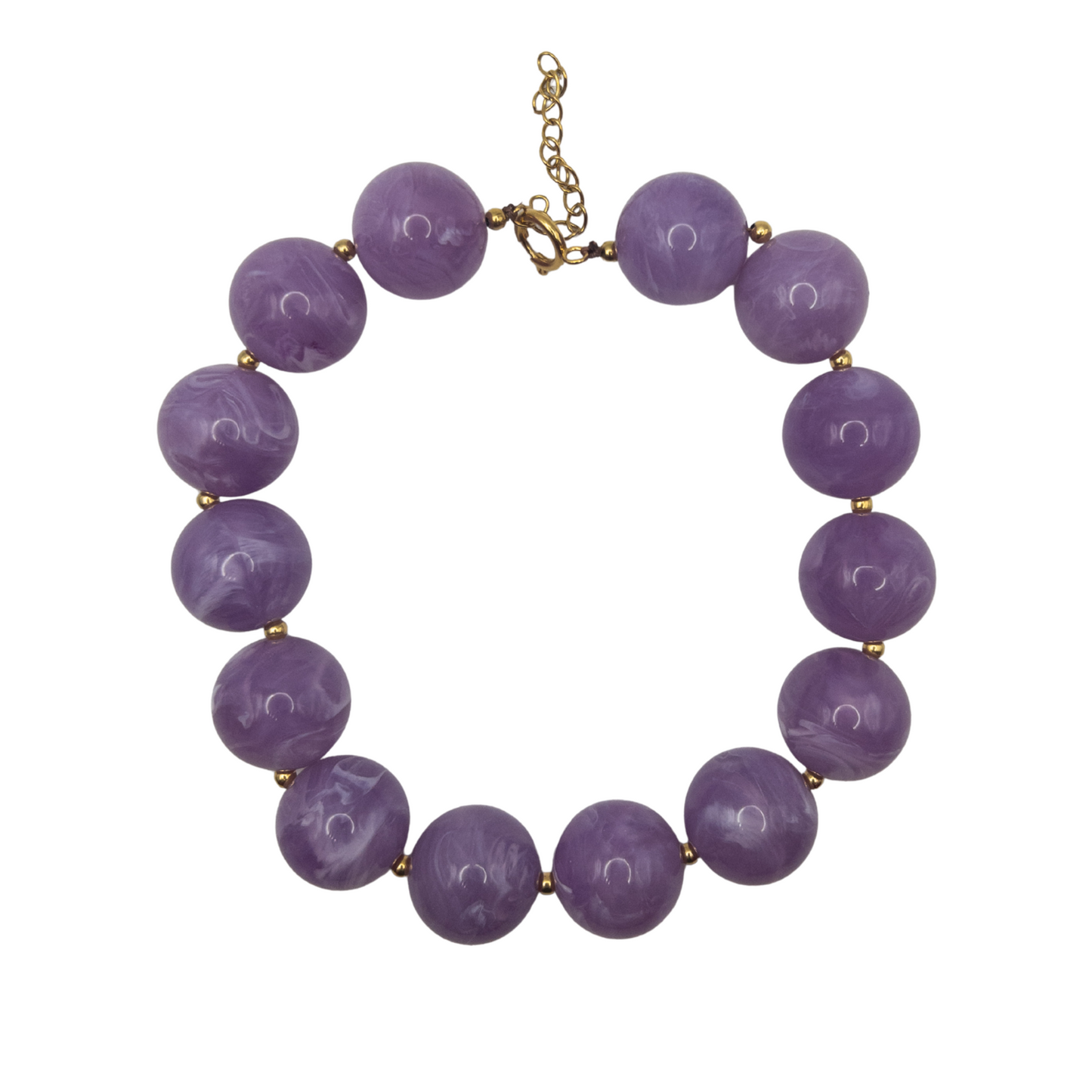 Collar bolas maxi flamenca