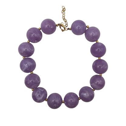 Collar bolas maxi flamenca