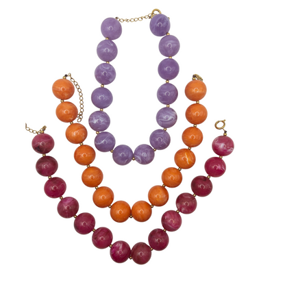 Collar bolas maxi flamenca