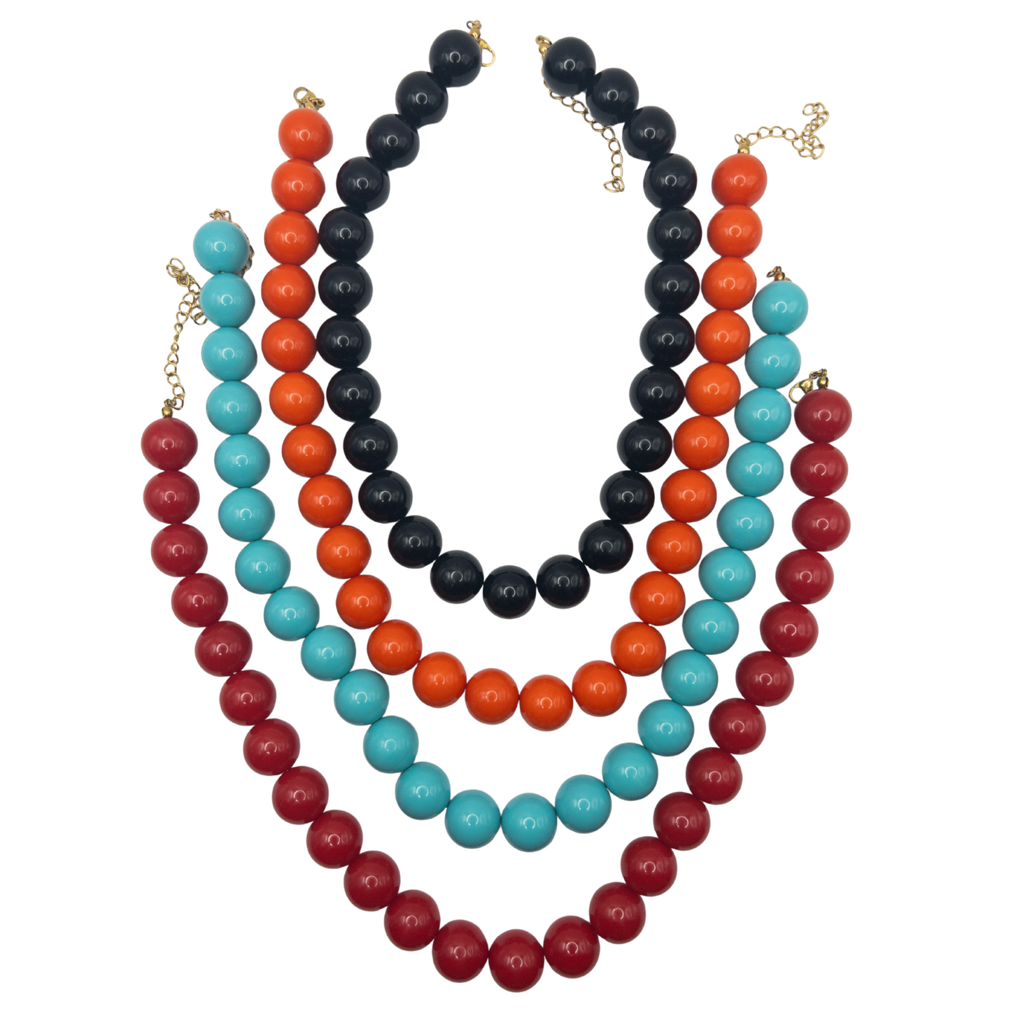 Collar bolas vintage