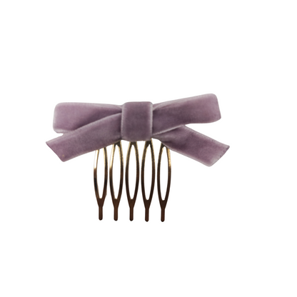Peinecillo terciopelo lazo