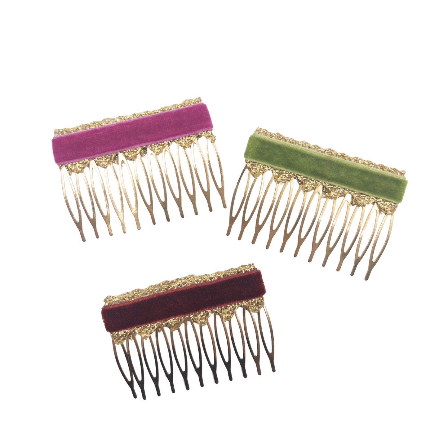 Peinecillo cinta terciopelo