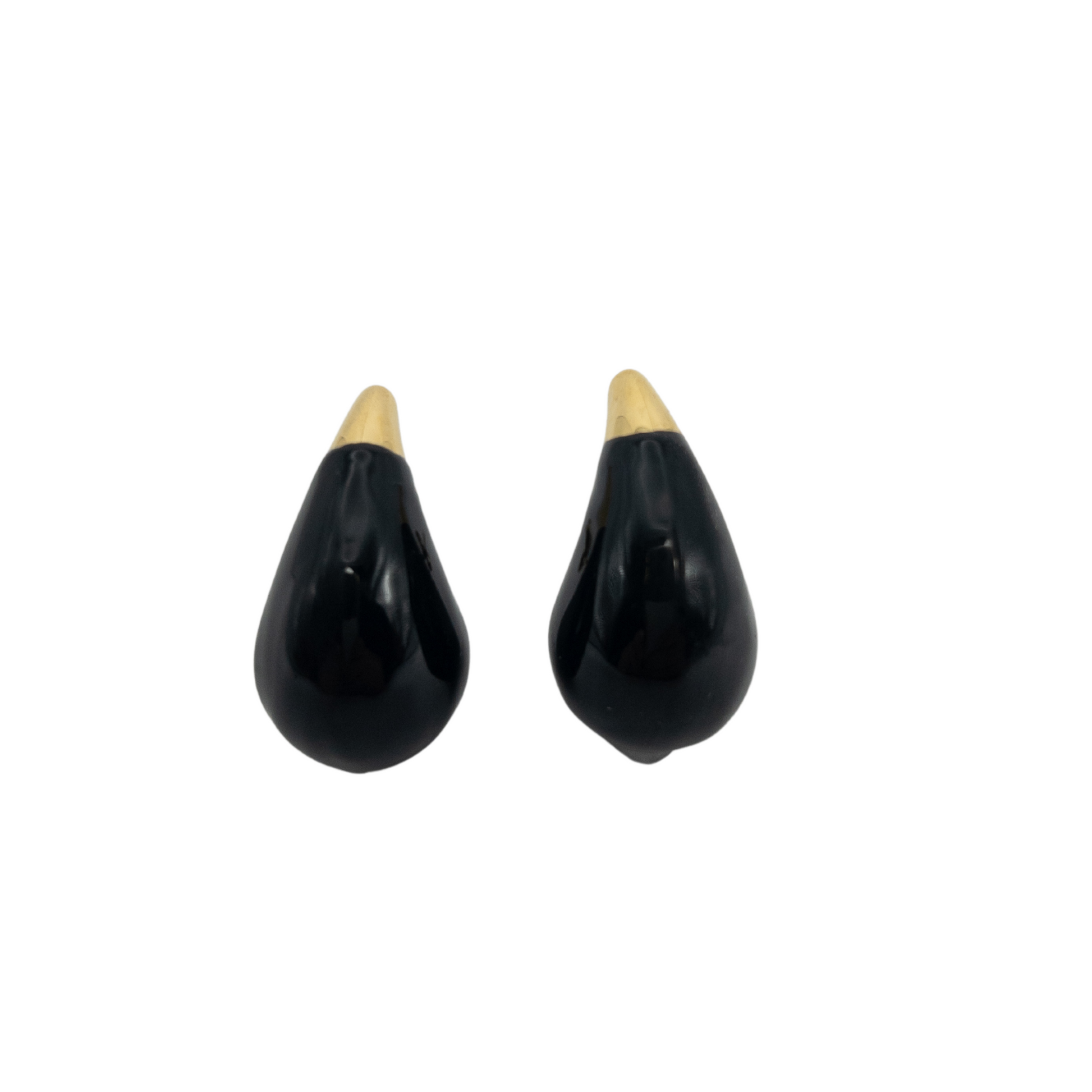 Pendientes Gota Big Negro - Image 7027