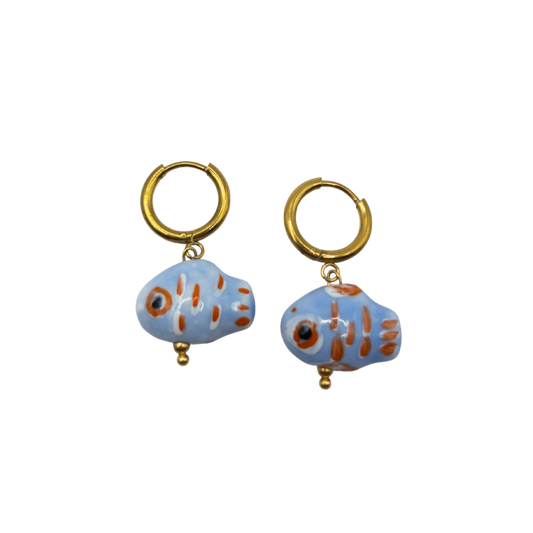 Aretes Pez Raya