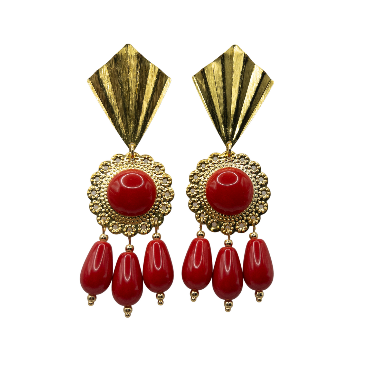 Pendientes Coralines