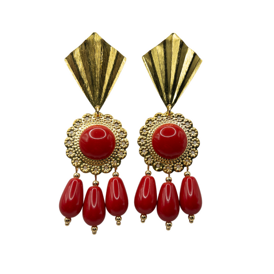 Pendientes Coralines