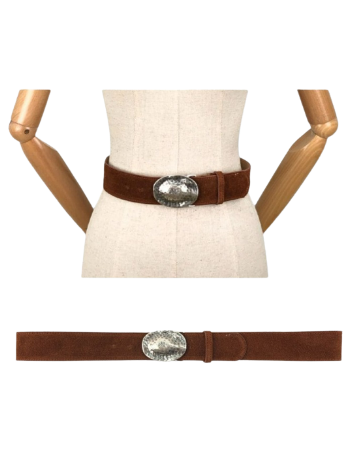 Cinturón piel serraje