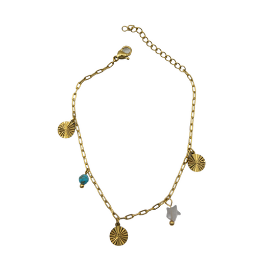 Pulsera mini charms colgantes