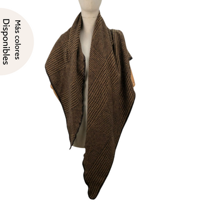 Pañoleta triangulo mini cuadros