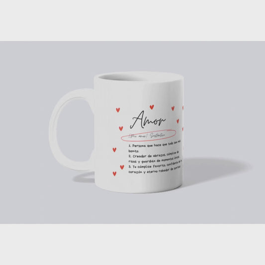 Taza con Mucho LOVE